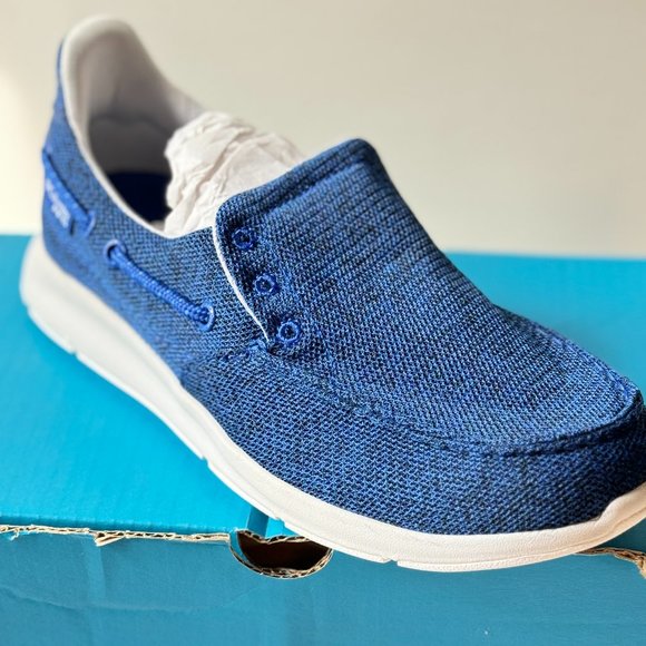 Columbia Men's Delray PFG Water & Boat Fishing Shoes Slip On Loafers Blue - NEW - Picture 1 of 7